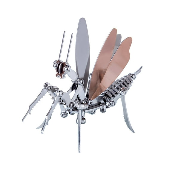 3D Metal Puzzle for Adults, 1450PCS Creative Metal Assembly Babylong Mecha Dragon Model with Wings, Creative Desk Art Decorations for Home & Offices