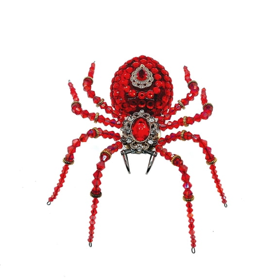 3D Metal Puzzles for Adults to Build, Metal Mechanical Crystal Spider Assembly Model Kit, Music Box DIY Bionic Steampunk Animal Jigsaw Puzzles, Creative Decor & Collectible Gift (260 Pieces)