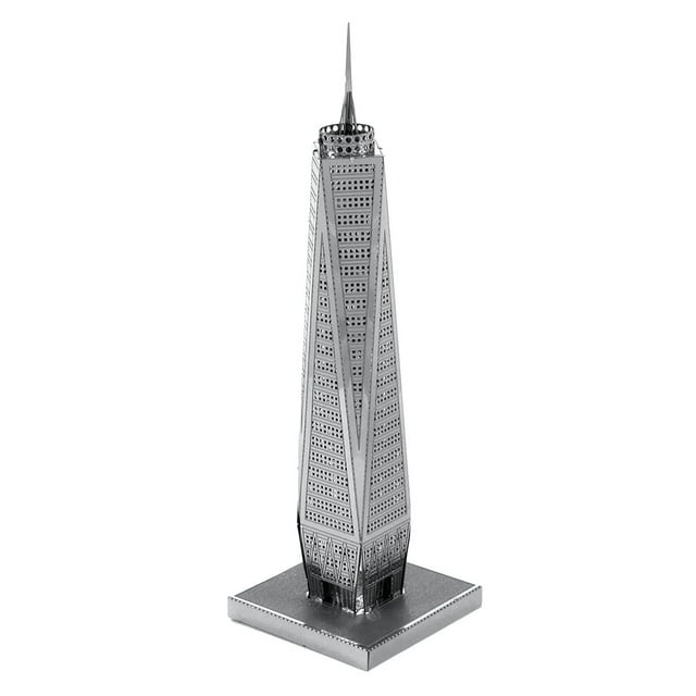 3D Metal Puzzles for Adults Fascinations Metal Earth One World Trade Center Building 3D Metal Model Kit