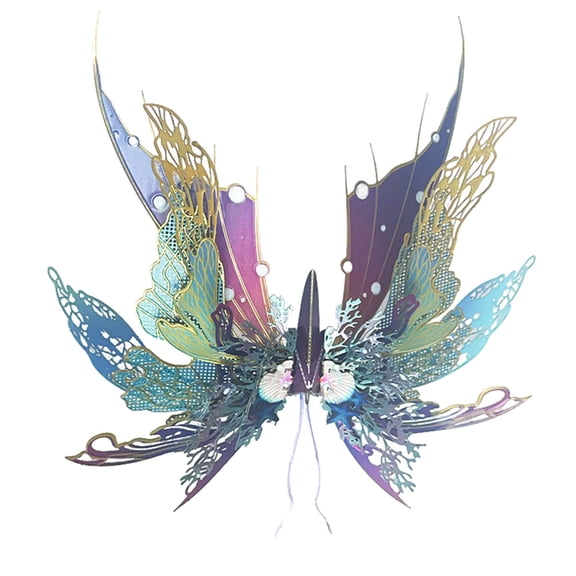 3D Metal Puzzles for Adults, Steampunk Mechanical Butterfly Insect Model Kit, Creative Home and Office Decor & Collectible Gift (50PCS+)