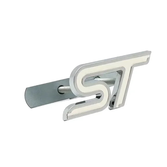 3D Metal ST Letters Badge Car Front Grille Emblem Decals