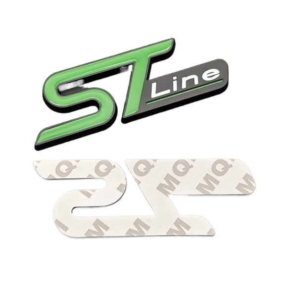 3D Metal ST Line Logo  Badge Car Side Front Grill Embelm Sticker