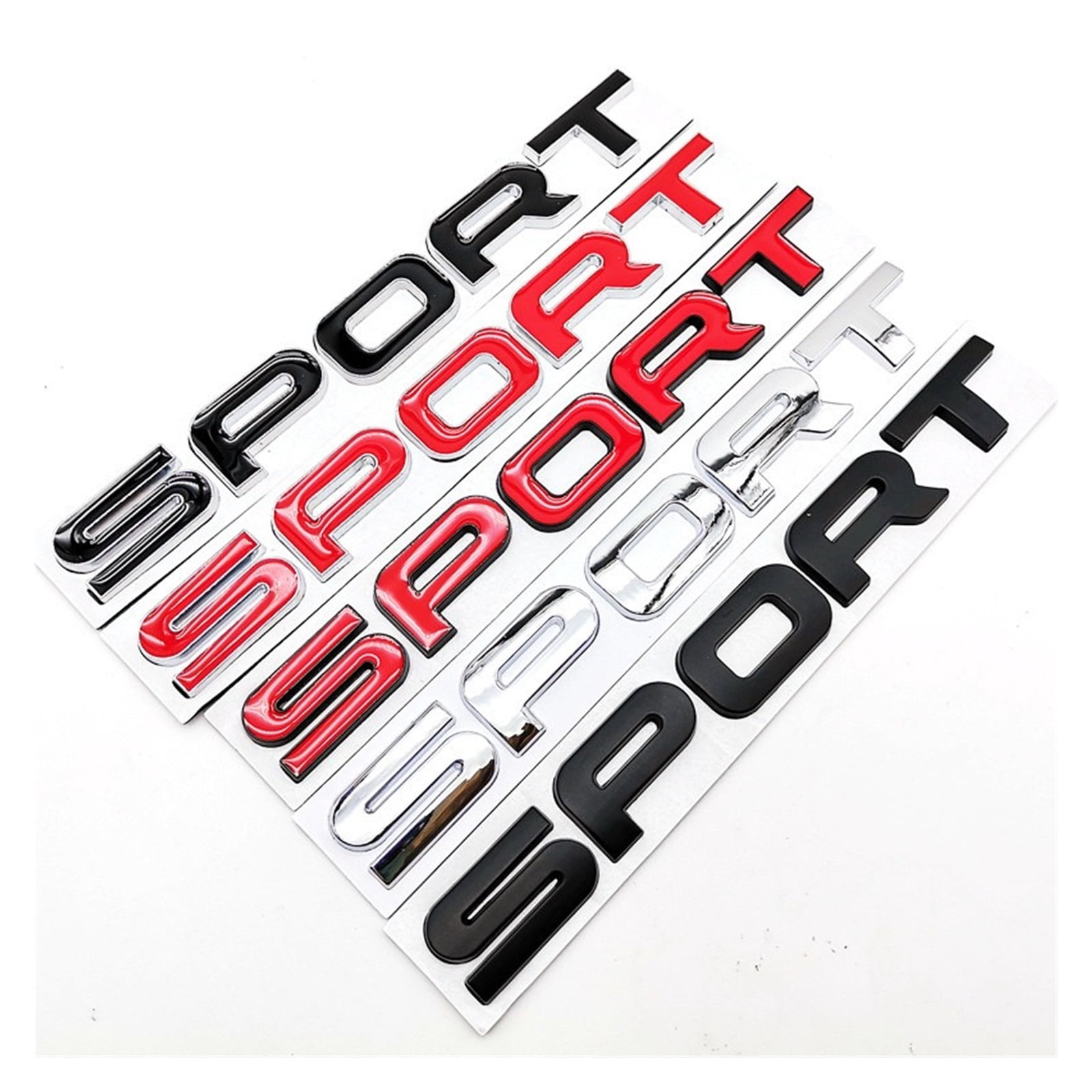 2PCS 3D Metal Car Sport Sticker, Car Side Fender Rear Trunk Emblem Badge Decals, Auto Tailgate Sport Logo Decoration Accessories, Compatible For All Truck SUV Pickup Models (Black) In | Whizz - Foto 12