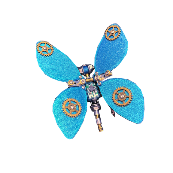 3D Metal Steampunk Insect Model Kit, DIY Laser Cut Assembly Creative Desk Decor, Collectible Mechanical Toy Gift for Adults