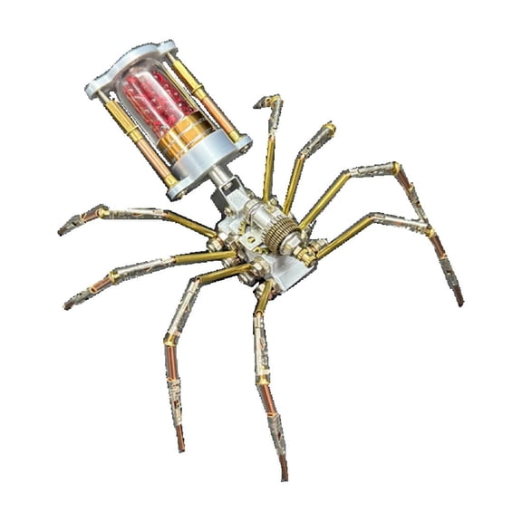 3D Metal Steampunk Insect Model Kit, DIY Laser Cut Assembly Creative Desk Decor, Collectible Mechanical Toy Gift for Adults