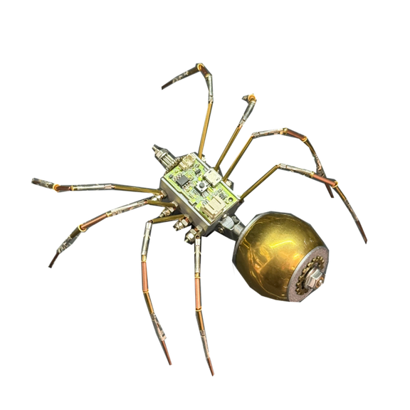 3D Metal Steampunk Insect Model Kit, DIY Laser Cut Assembly Creative Desk Decor, Collectible Mechanical Toy Gift for Adults