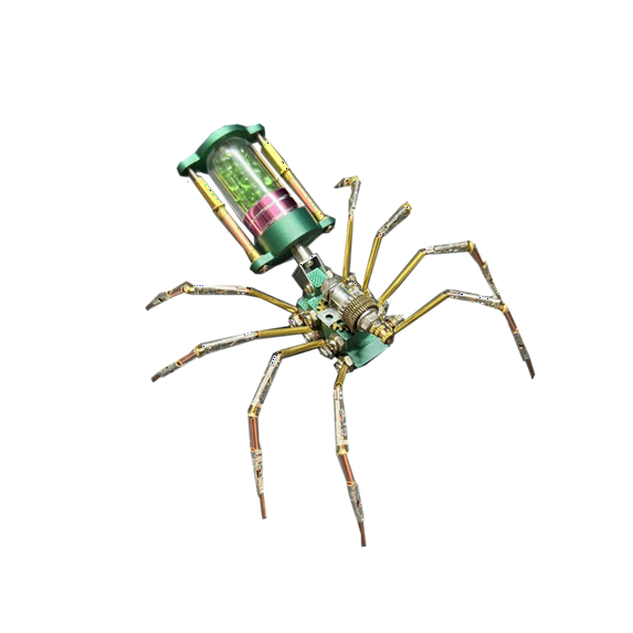 3D Metal Steampunk Insect Model Kit, DIY Laser Cut Assembly Creative Desk Decor, Collectible Mechanical Toy Gift for Adults