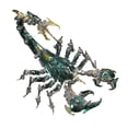 thumbnail image 1 of 3D Metal Steampunk Mechanical War Scorpion Puzzle for Adults to Build, Full Metal Bionic Animal Assembly Model Kit, Highly Articulated for Dynamic Poses, Home Office Decor & Gift (1073PCS), 1 of 10