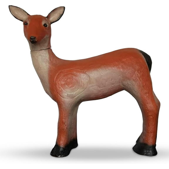3D Mini Deer Archery Target - Self-Healing, UV Protected, High-Density Foam for Shooting Practice