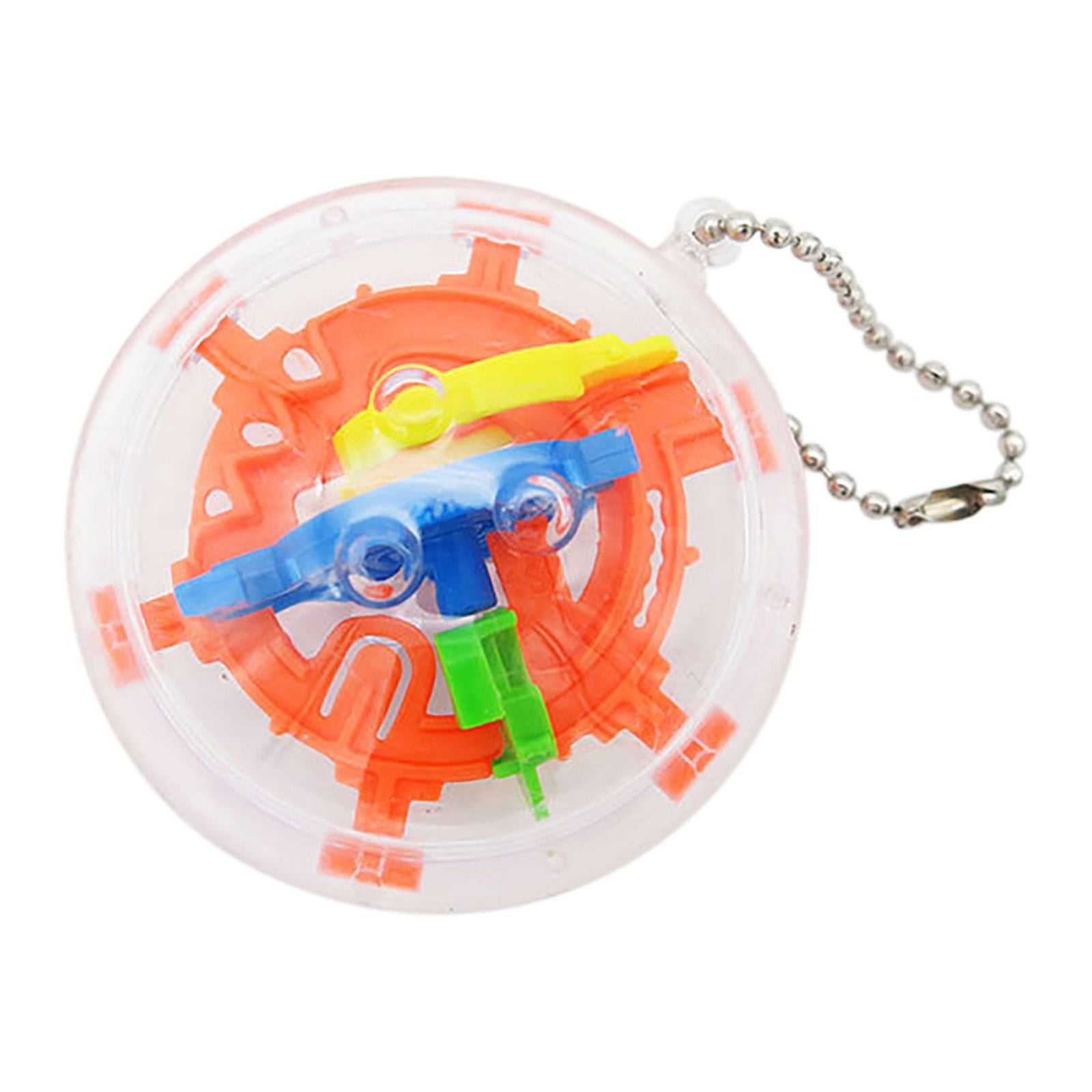 3D Mini PuzzleLabyrinth Ball 30Levels 3D LabyrinthCube With Chain