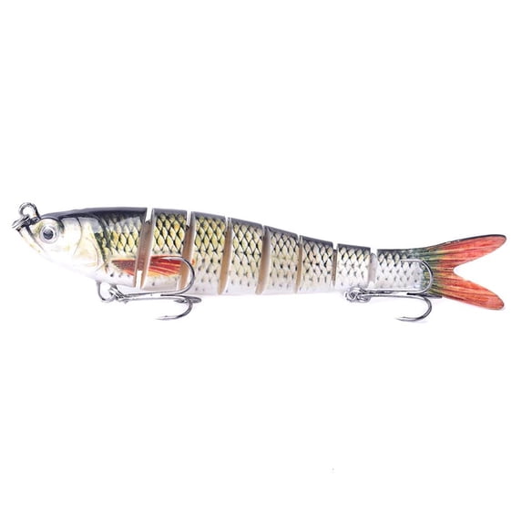 5pcs Fishing Lures Multi Jointed Fishing Slow Sinking Lifelike Swimbait