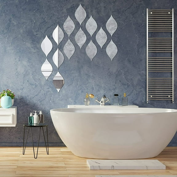 3D Mirror Wall Sticker Acrylic Decorative Living Room Background Wall Sticker