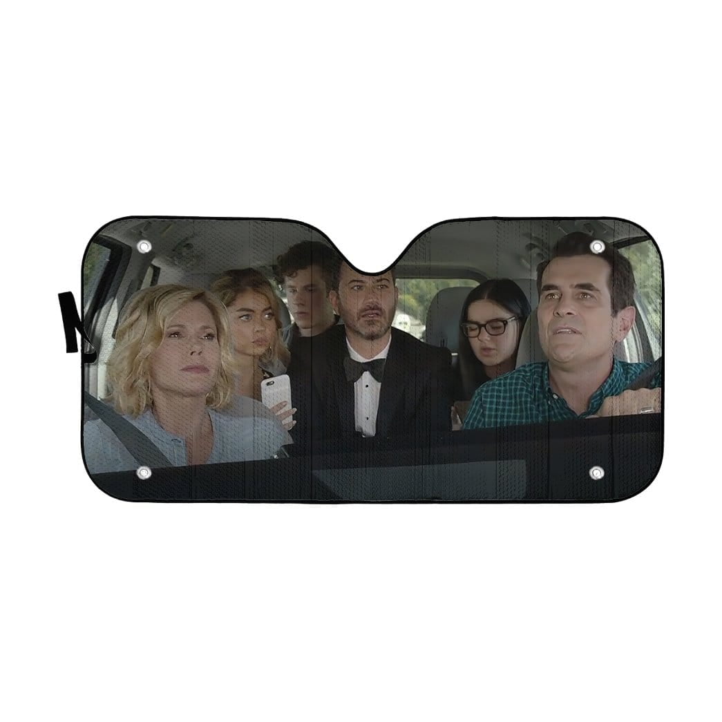 3D Modern Family Jimmy Kimmel Car Auto Sunshades Windshield Heat