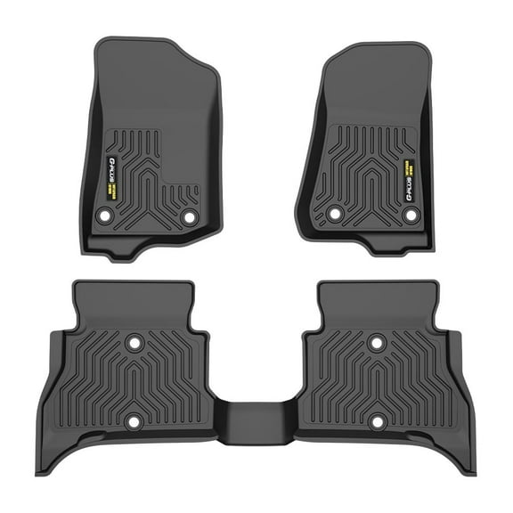 3D Molded Floor Mats Carpets Liner All Weather TPE Fit for 2021-2024 Jeep Wrangler 4xe