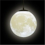 3D Moon Chandelier Moon Ceiling Chandelier Moon Ceiling Light Planet Pendant Light Fixture Moon Restaurant Bar Home Childrens Room LED ChandelierBul