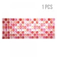 thumbnail image 1 of 3D Mosaic Tile Sticker Removable Wallpaper Tile Green, 3D Self Adhesive Wall Tiles Bathroom Wall Tiles for Kitchen Backsplash PVC Square Decorative Vinyl Tile Decals 1Pc, 1 of 7