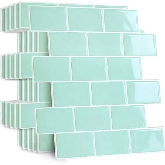 3D Mosaic Tile Stickers, Crystal-like Real Tile Effect, Suitable For Kitchens, Bathrooms, Laundry Rooms, Rvs, Caravans, Peel And Stick Backsplash, 4X Coverage - 40% More Area Than