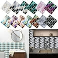 thumbnail image 1 of 3D Mosaic Tile Stickers Verdsylv 3D Mosaic Tile Stickers - 10Pc Peel-And-Stick Wall/Floor Decals, Waterproof Diy Home Upgrade for Kitchen & Bathroom (8"X8" Each), Waterproof Floor Decals, J, 1 of 6