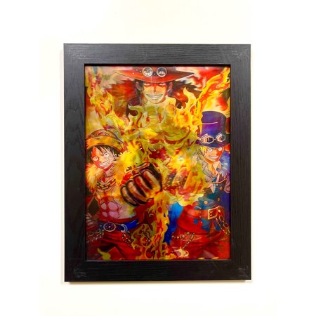 3D Motion Holographic Lenticular Wall Poster ONE PIECE