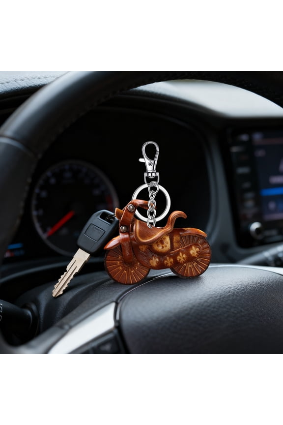 3D Motorcycle Model Keychain Car Key Ring Keychain Cartoon Key Chain Key Ring, Personalized Hanging Decoration Cute Little Gift