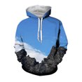 3D Mountain Landscape Hoodies For Men Spring And Autumn Casual