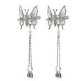 thumbnail image 1 of 3D Moving Metal Butterfly Hair Clips for Women and Girls with Golden and Silvery Colors, 1 of 9