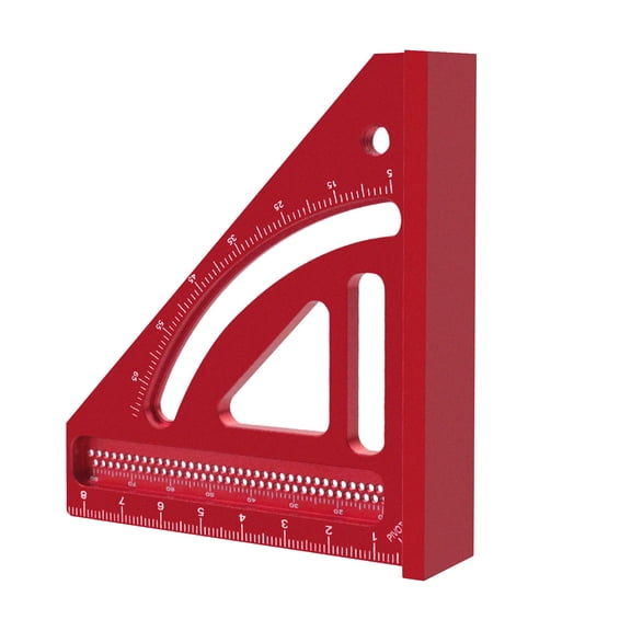 3D Multi Angle Measuring Ruler, 5 65 Degree Multiangle Square, Aluminum Alloy Woodworking Square Protractor, Carpenter s Scribing Tool for Engineer Carpenter
