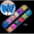 thumbnail image 1 of 3D Nail Art Decoration Set – 12-Grid Rhinestone & Stud Collection with Acrylic Tips for Creative Nail Designs TIKA, 1 of 3