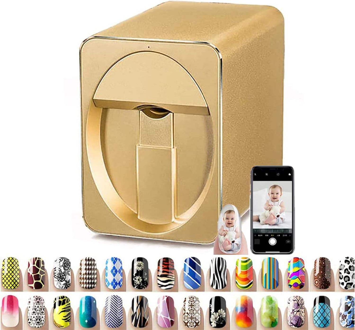 3D Nail Printer Machine Support WiFi/DIY, Digital Mobile Nail Art ...