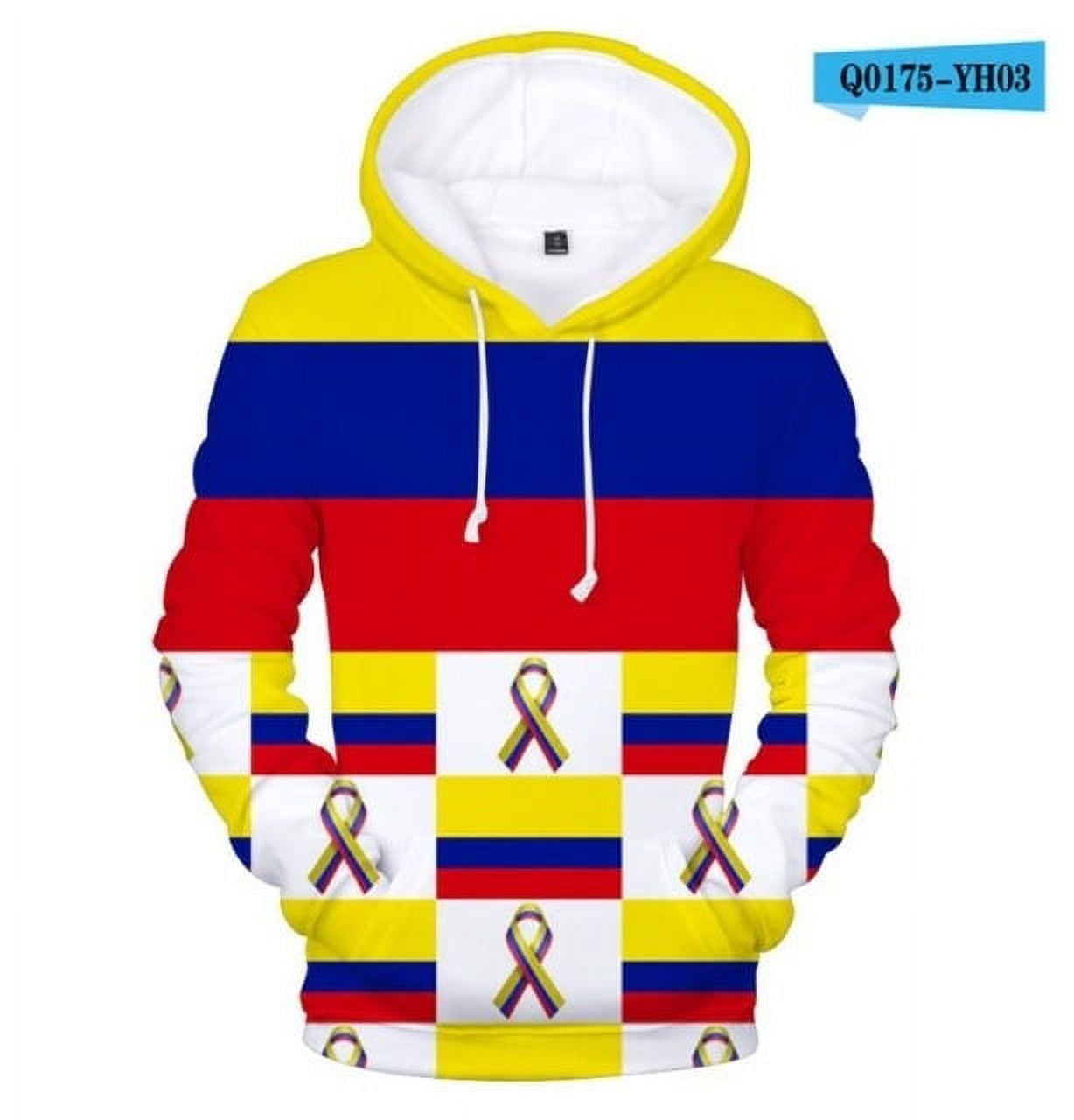 3D National Flag Print Portugal Argentina France USA Canada Brazil