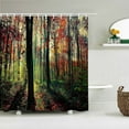 thumbnail image 1 of 3D Natural Scenery Waterfall Printing Shower Curtains Forest Landscape Bathroom Curtain Waterproof Polyester Home Decoration, 1 of 5