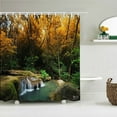 thumbnail image 1 of 3D Natural Scenery Waterfall Printing Shower Curtains Forest Landscape Bathroom Curtain Waterproof Polyester Home Decoration, 1 of 5