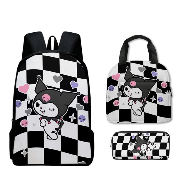 3D New Sanrio Kulomi Kuromi Backpack Elementary School Bag Children's