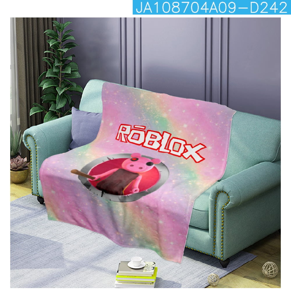 3D New Virtual world ROBLOX Nap blanket Flannel Printed Warm sleeping