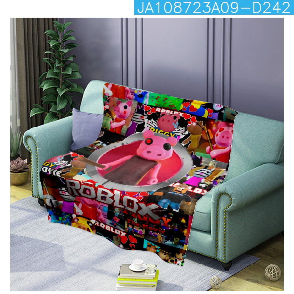 3D New Virtual world ROBLOX Nap blanket Flannel Printed Warm sleeping