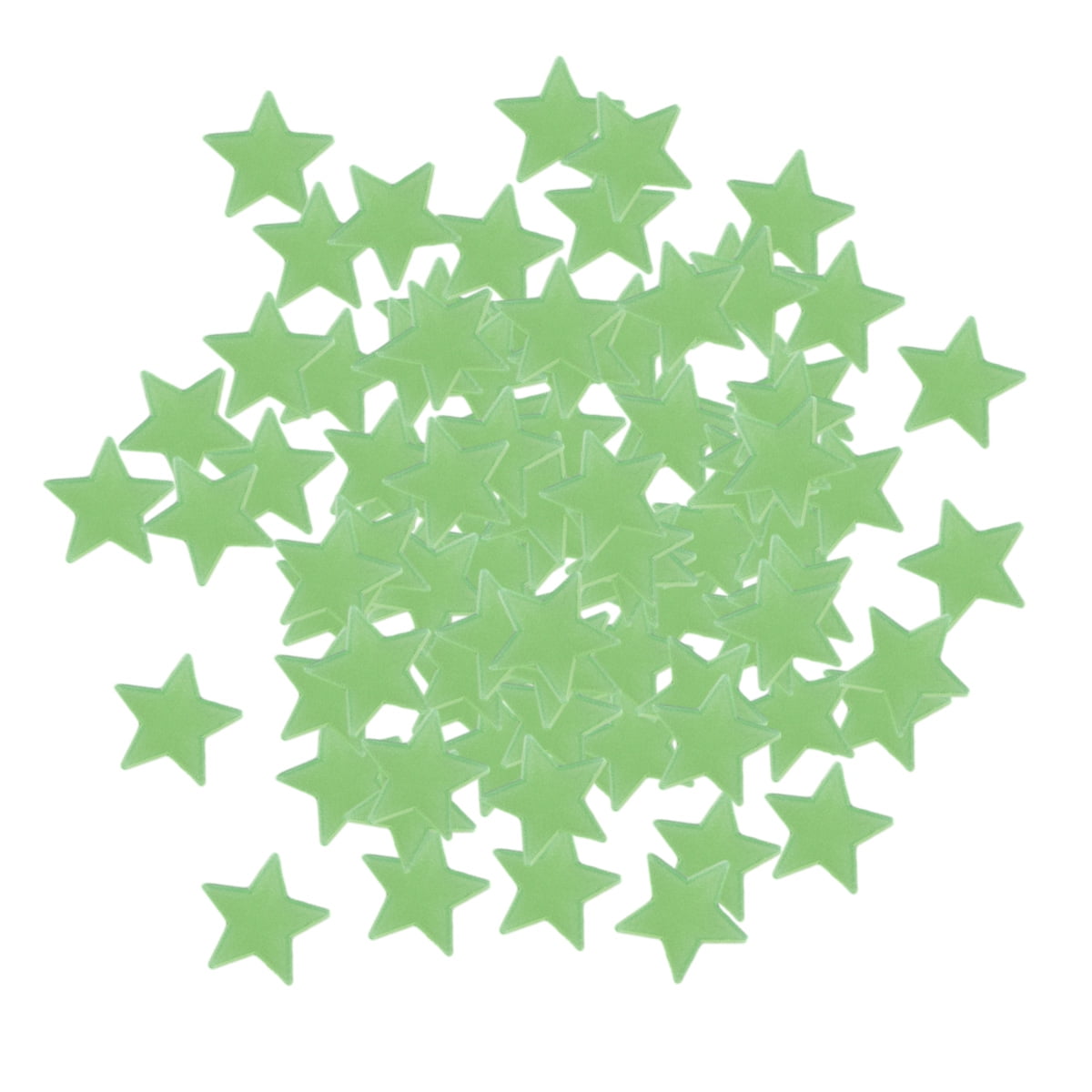 3D Night Glowing Stars, 100pc Set Illuminate Ceilings & Walls with