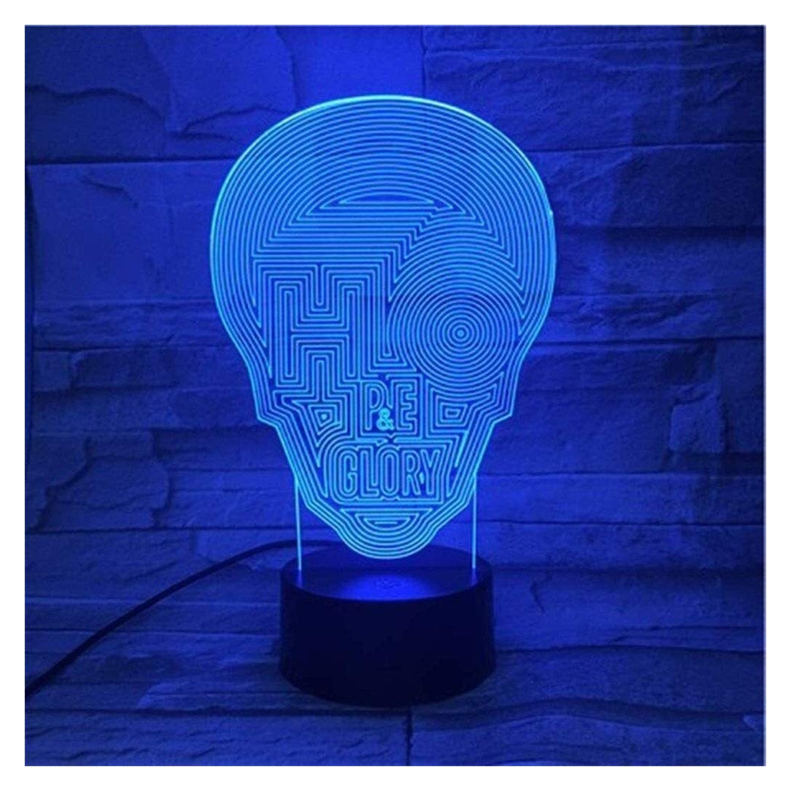 3D Night Light 3D Illusion LED Lamp Beads Boys Girls Table Desk Lamp
