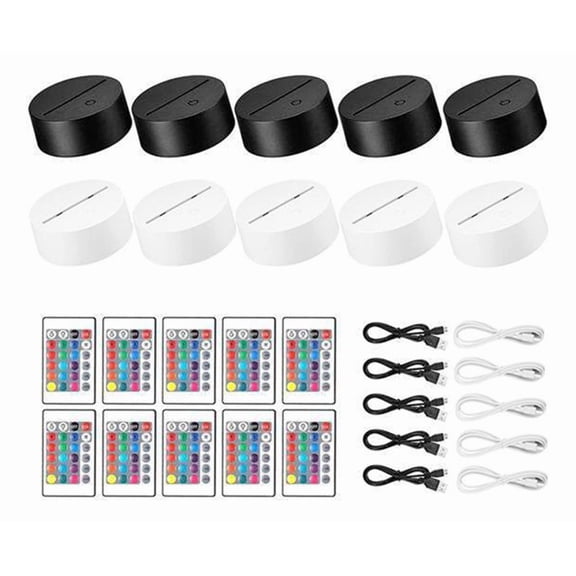 3D Night Light LED Base, Pack of 20, Man