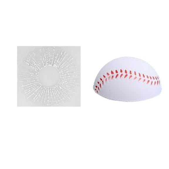3D Novelty Baseball Car Sticker Decal for Hilarious Automotive Personalization and Vehicle Modification
