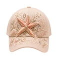 thumbnail image 1 of KEVCHE 3D Ocean Creatures Embroidery Cap,Adjustable Cotton Baseball Cap,Raised Embroidered Sea Animal Hat for Beach Travel, 1 of 6