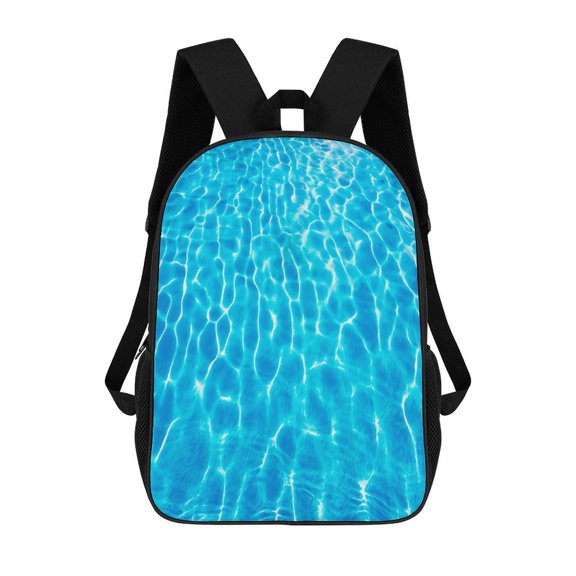 3D Ocean Seawater Beach Water Backpack Durable adolescent Laptop Canvas BagsBusiness Daypack for Men Women