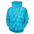 thumbnail image 1 of 3D Ocean Seawater Beach Water Men's Women Vintage 3D Hooded Sweatshirt - All-Season Loose Fit Streetwear, 1 of 6
