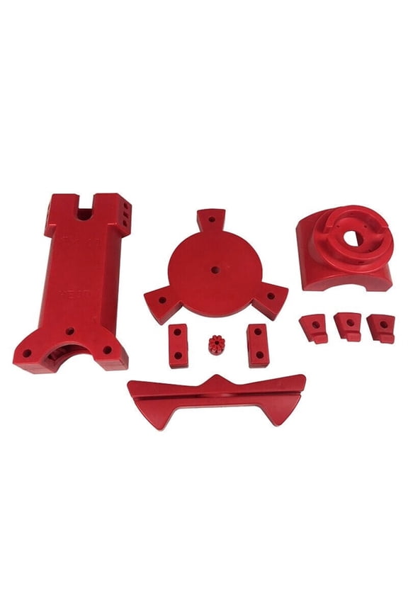 3D Open Source Portable 3d Scanner, DIY Injection Molding Red Plastic Parts