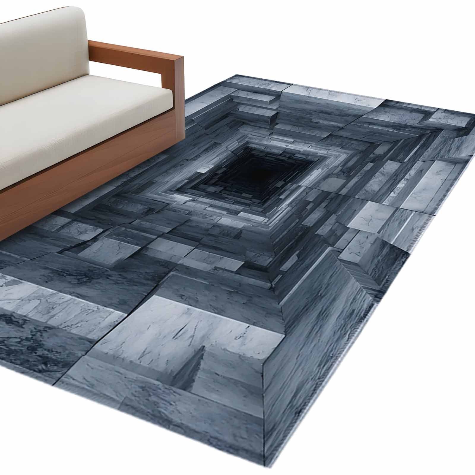 Visualabyss Rugs 3D Optical Illusion Area Rugs Collection 3'x5', Visual Trap Looks Like ...