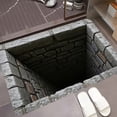 thumbnail image 1 of 3D Optical Illusion Doormat, Water Absorbent Welcome Mat with Non-Slip Backing for Front Door, Entryway, Indoor Outdoor Use, 40x60cm, 1 of 5