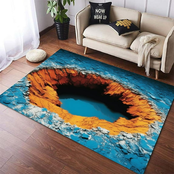 3D Optical Illusion Rug 4x6 ft = 120x180 cm Washable Rug