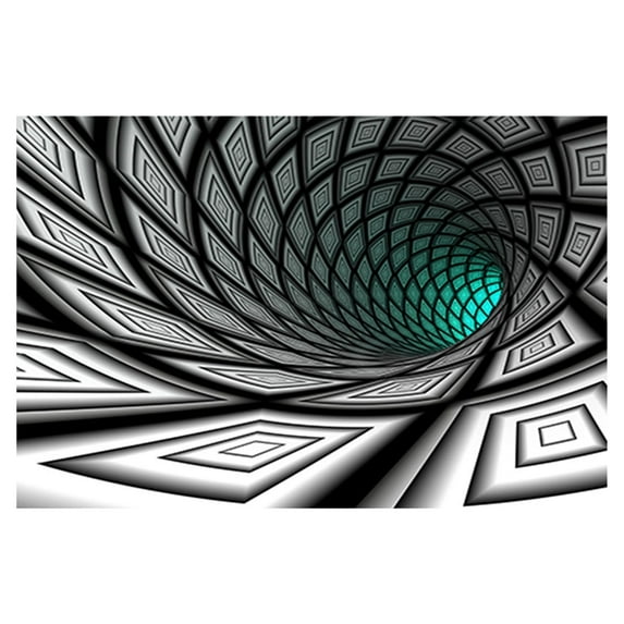 3D Optical Illusion Rug Colorful Vortex Trippy Realistic Area Rugs for Living Room Bedroom Floor Mats Carpet Living Room Sofa Carpet