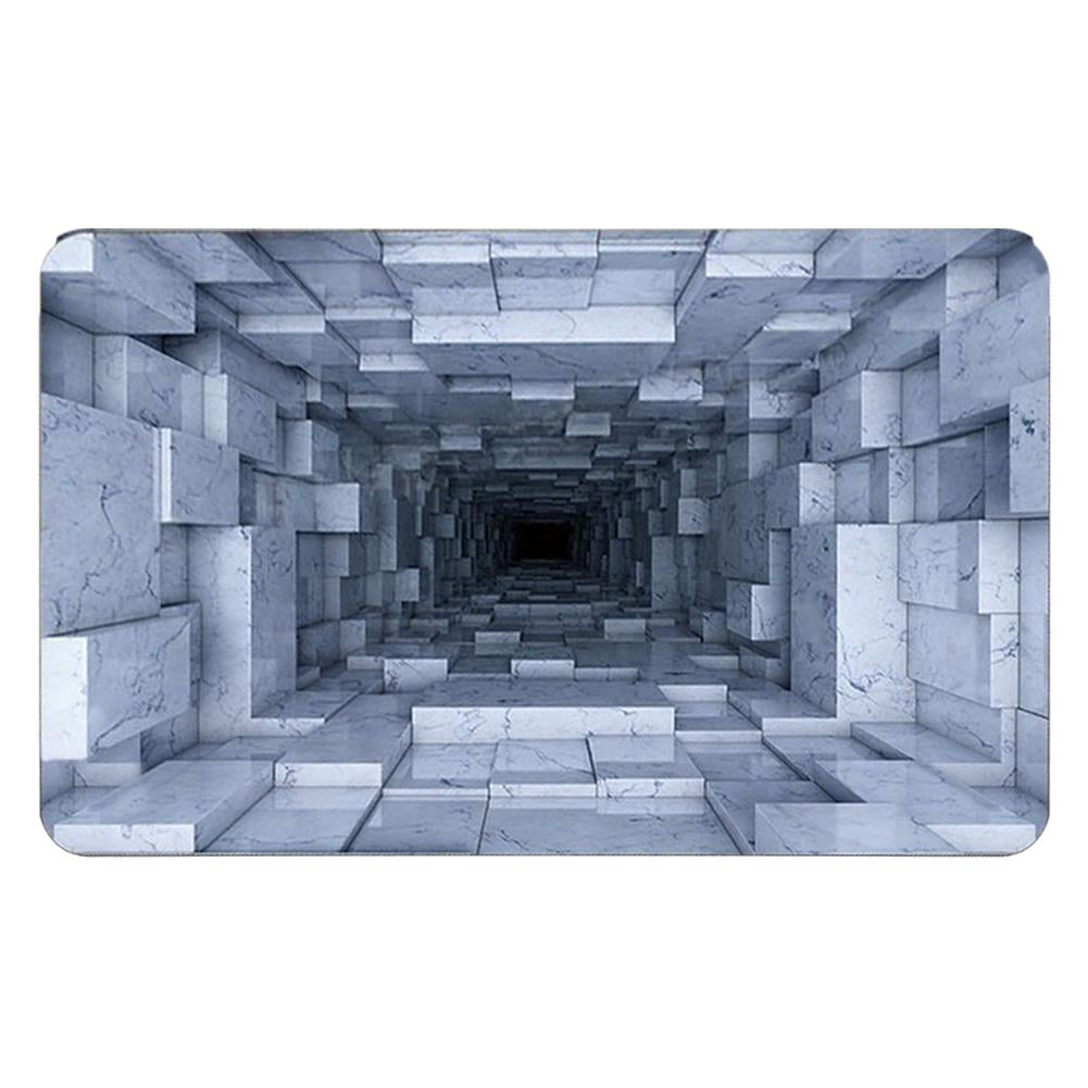 3D Optical Illusion Rug - Realistic Hole Design | Non-Slip Polyester ...