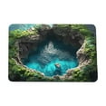 thumbnail image 1 of 3D Optical Illusion Rug - Vortex Vortex Pattern Doormat, Non-Slip Floor Mat for Indoor & Outdoor Use, Living Room Bedroom Entrance Hallway, Easy to Clean Polyester Carpet, 1 of 3