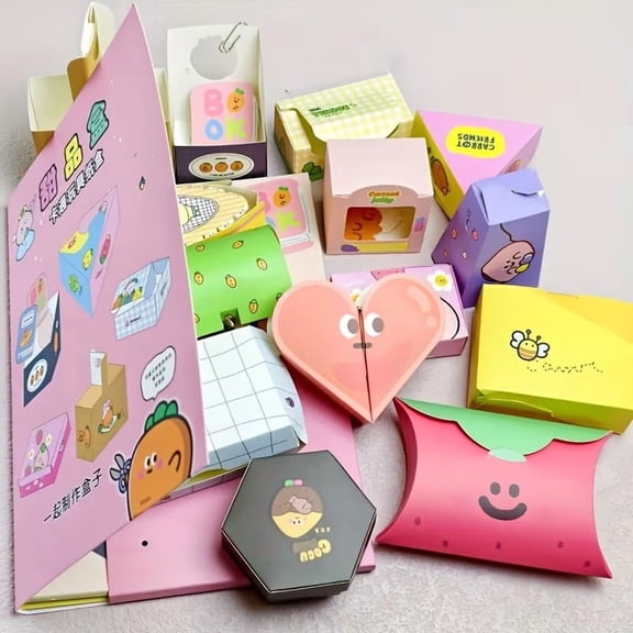 3D Origami Box DIY Craft Magic Box - Creative Paper Folding Kit for All Ages